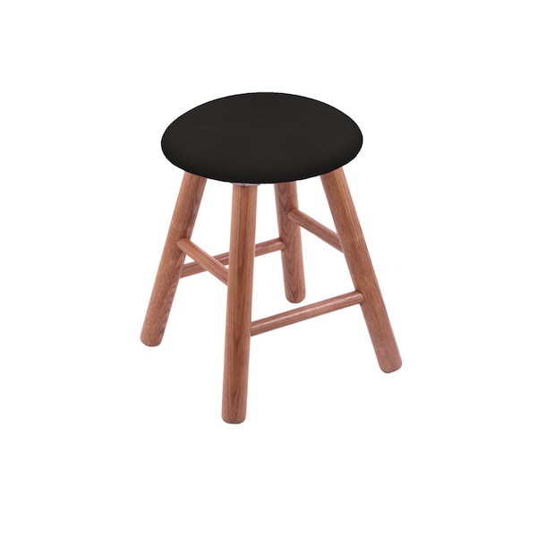 Holland Bar Stool Co Oak Vanity Stool, Medium Finish, Canter Red Seat RC18OSMed003 - main